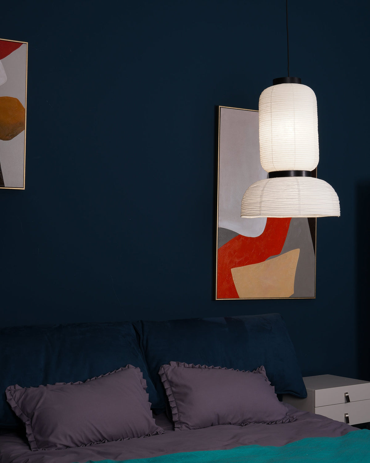 Suspension Rocaille en papier et chêne – vue 29