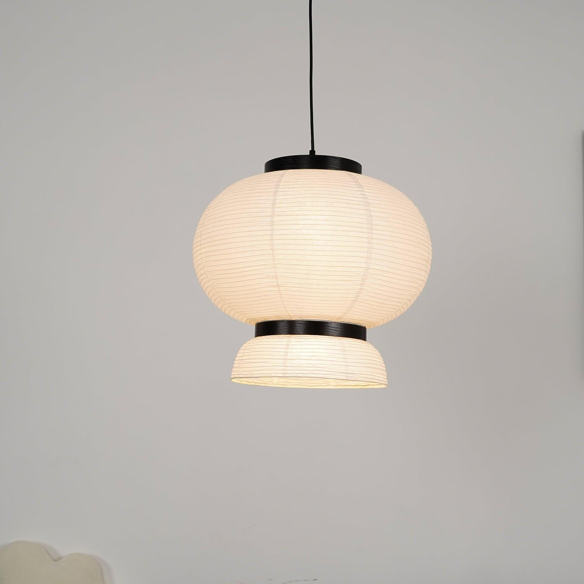 Suspension Rocaille en papier et chêne – vue 37