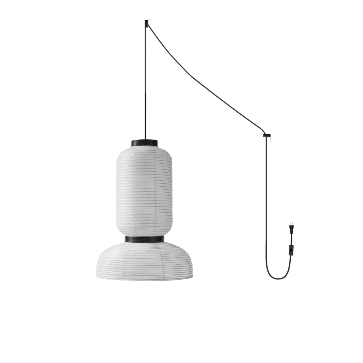 Suspension Rocaille en papier et chêne – vue 70