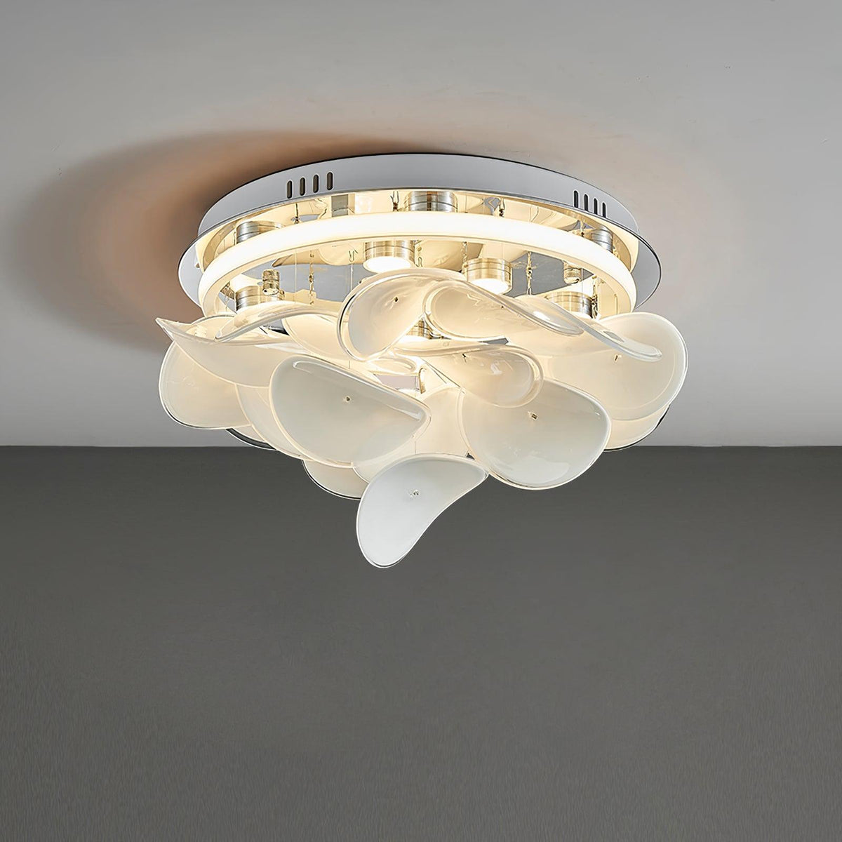 Plafonnier Colette en verre et métal – vue 14