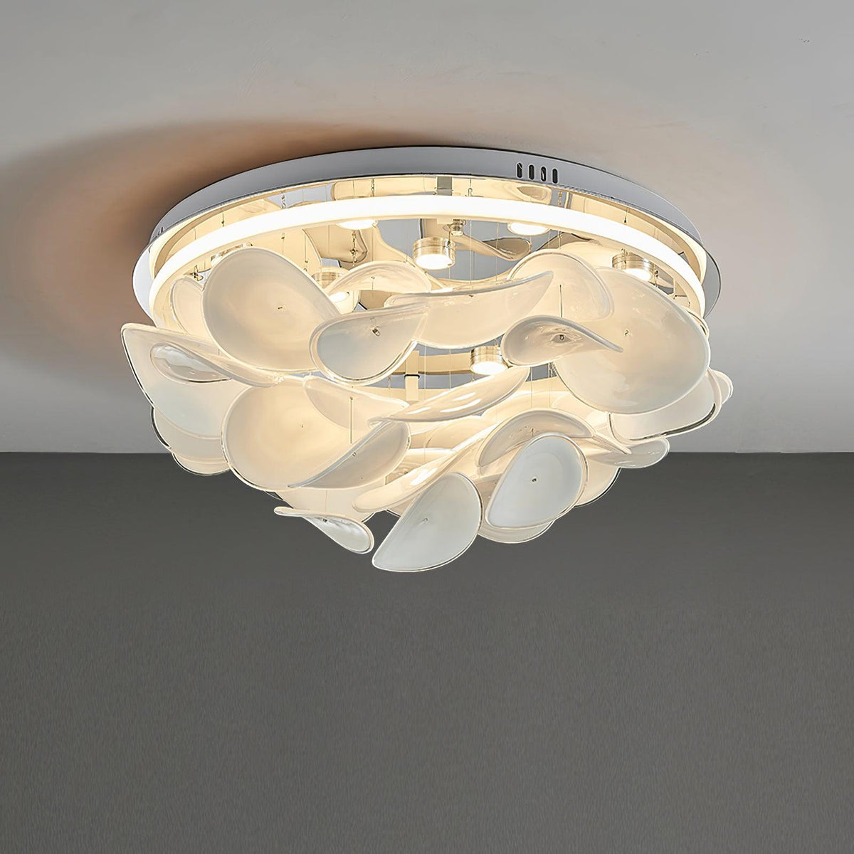 Plafonnier Colette en verre et métal – vue 8