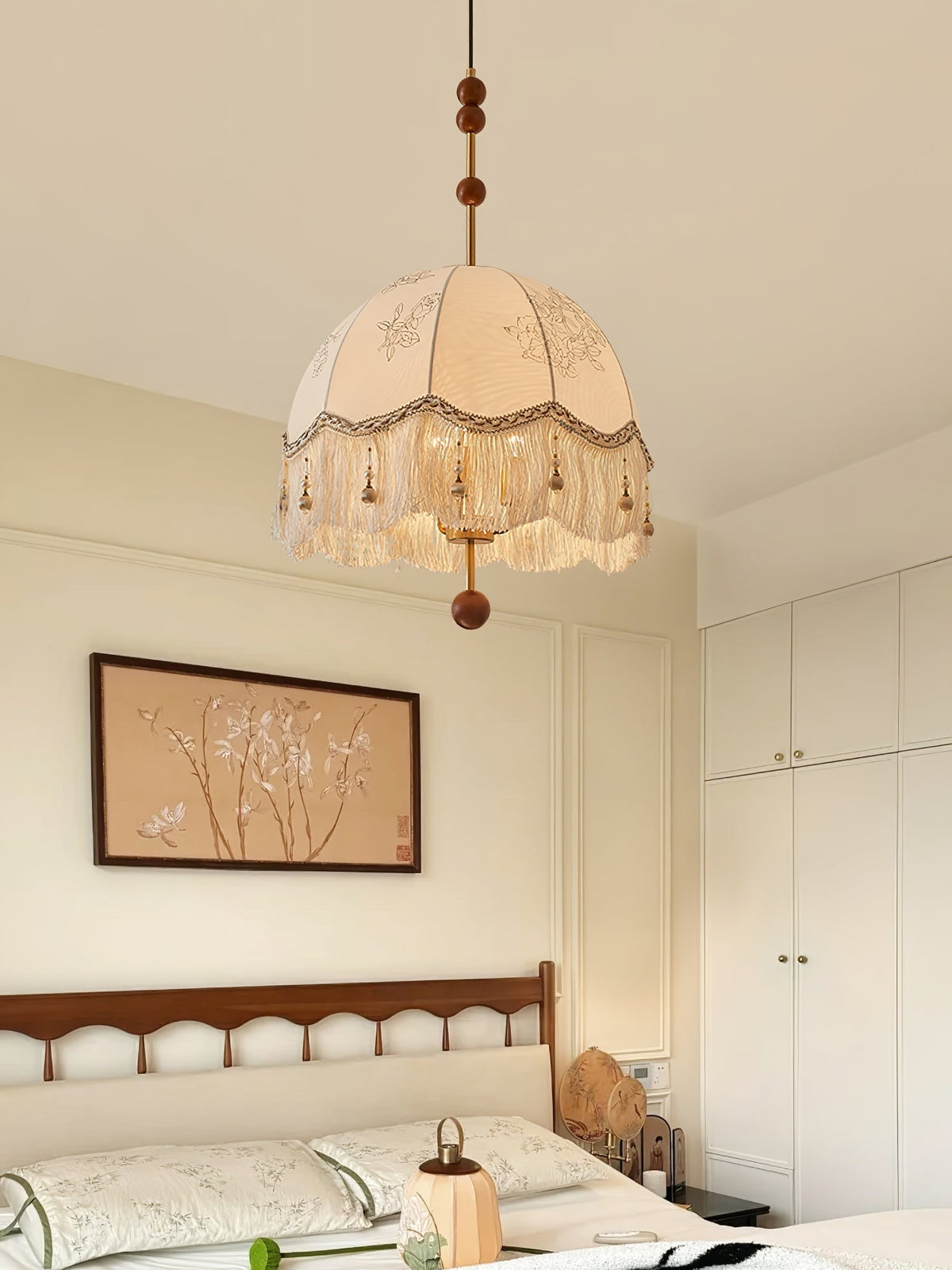 Suspension Carnac en tissu et fer – vue 8