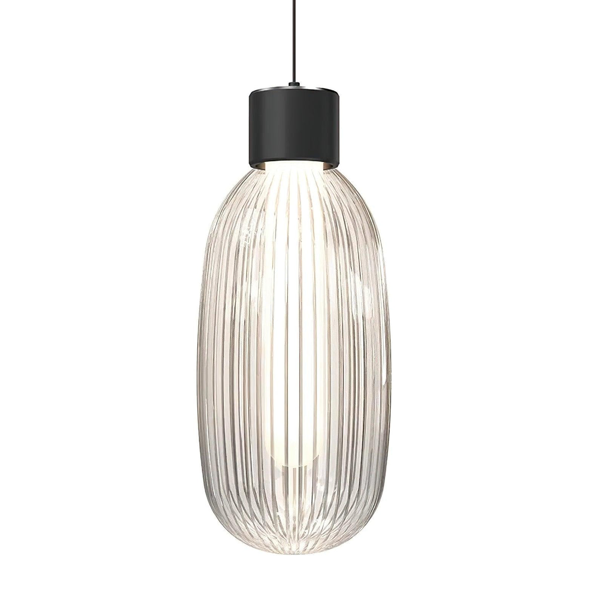 Suspension Burano en aluminium et verre – vue 17