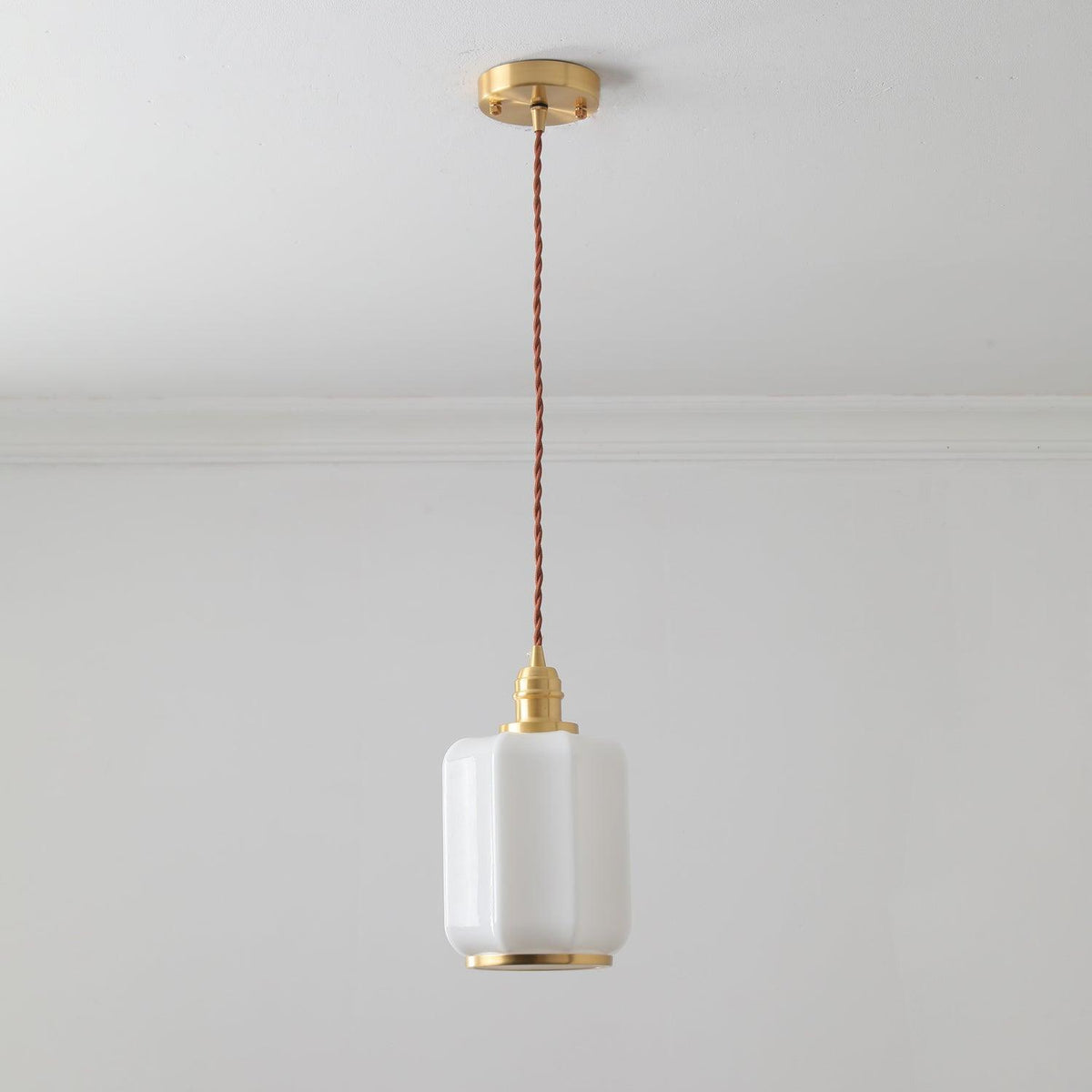 Suspension Délice en laiton et verre – vue 12