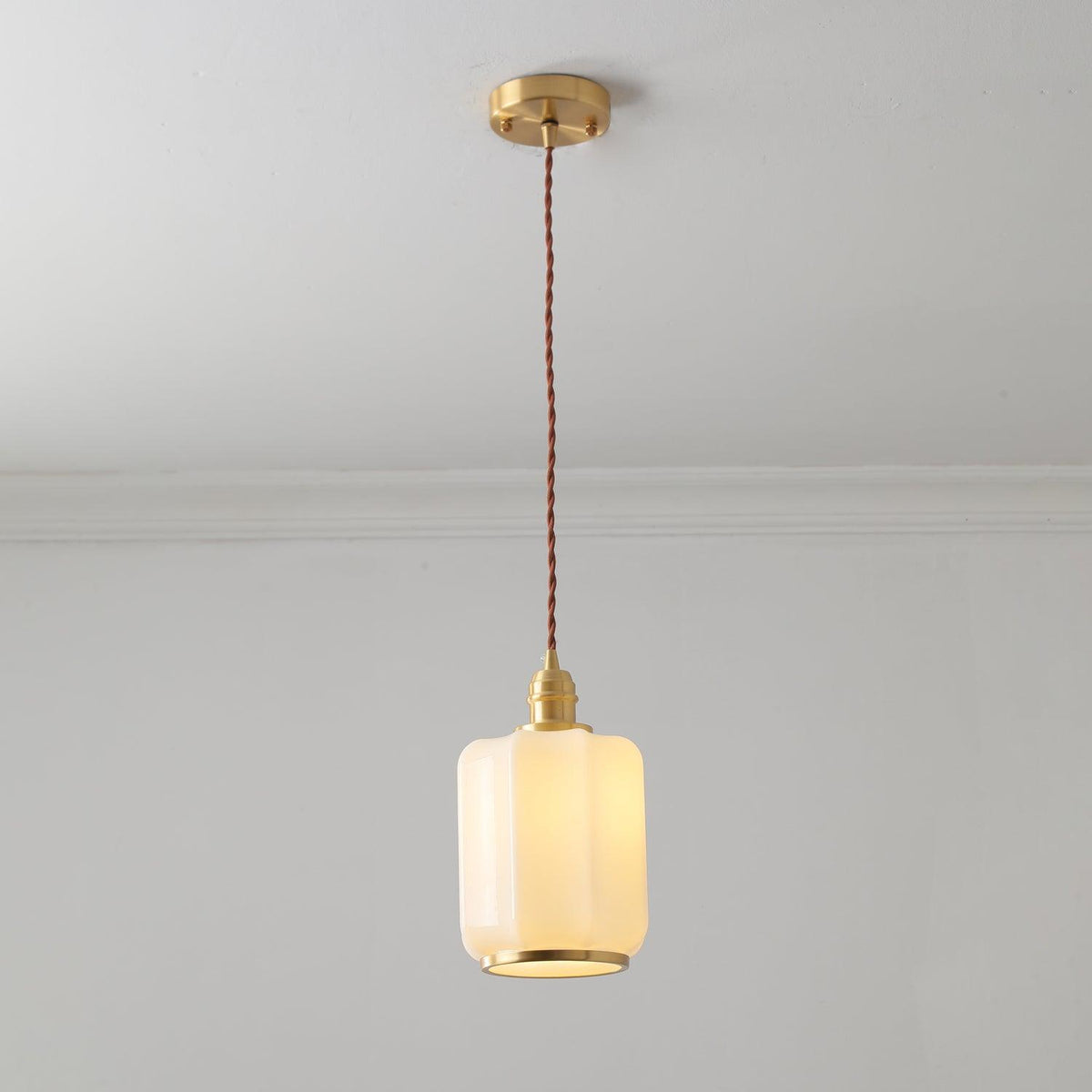 Suspension Délice en laiton et verre – vue 19