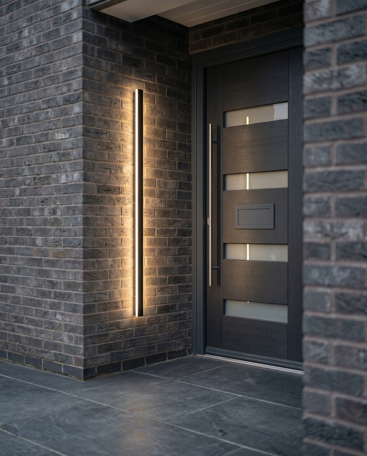Applique Murale Trait, ligne LED en aluminium – vue 2