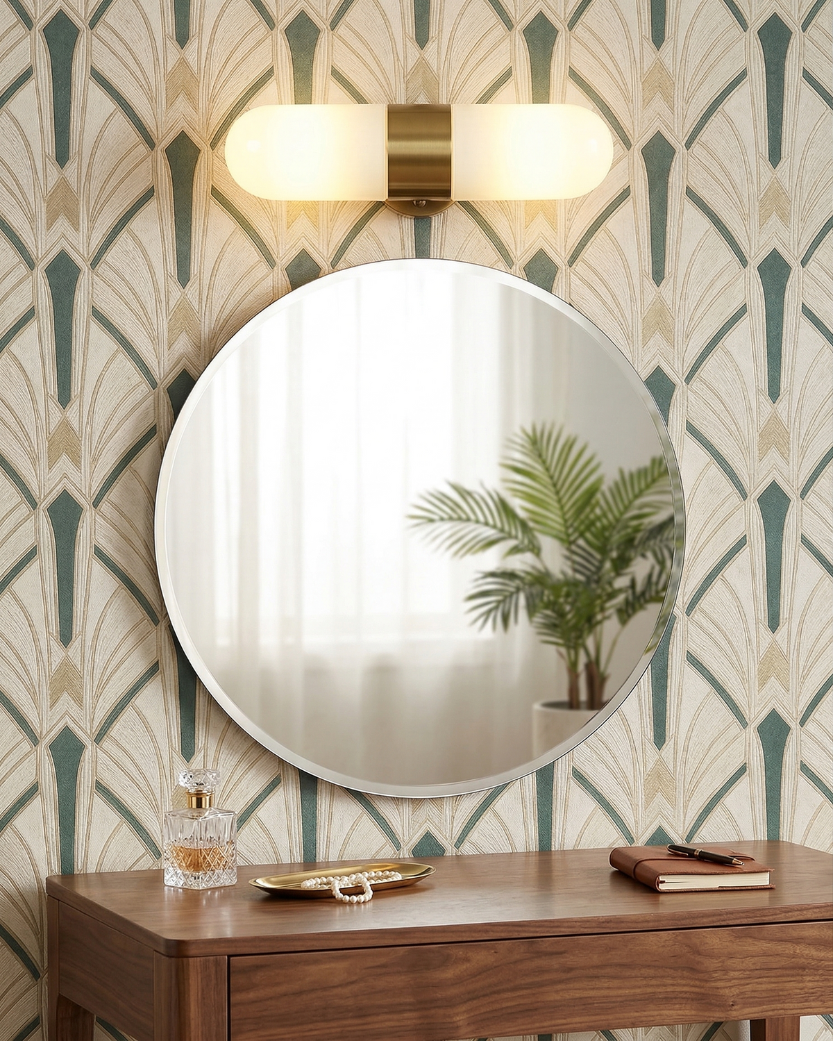 Applique Murale Capsule en verre opalin – vue 6