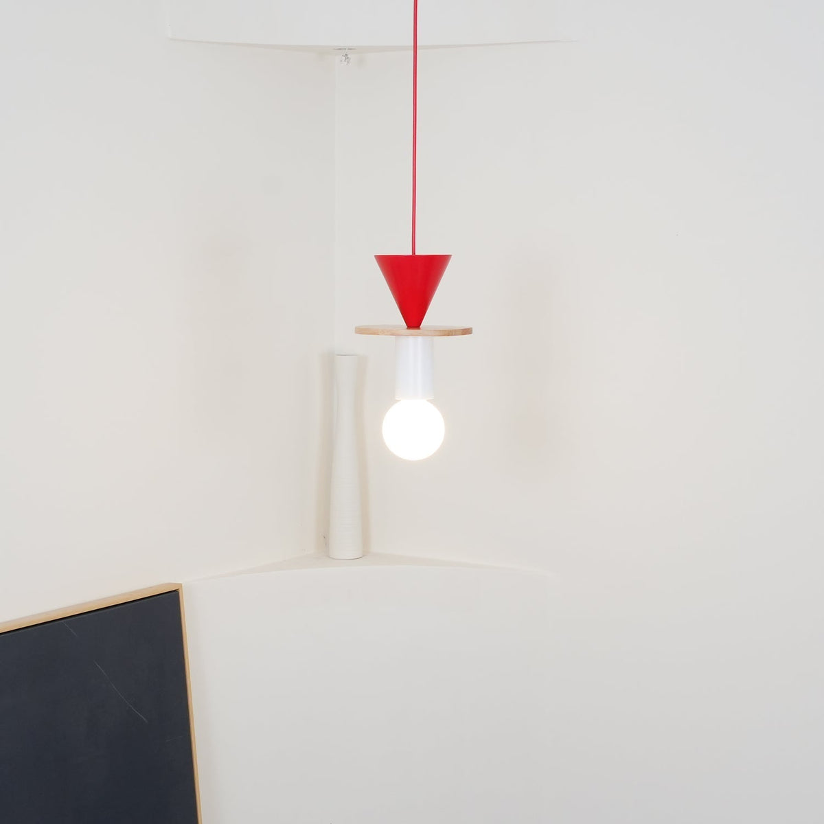 Suspension Kaléidoscope en bois et verre – vue 56