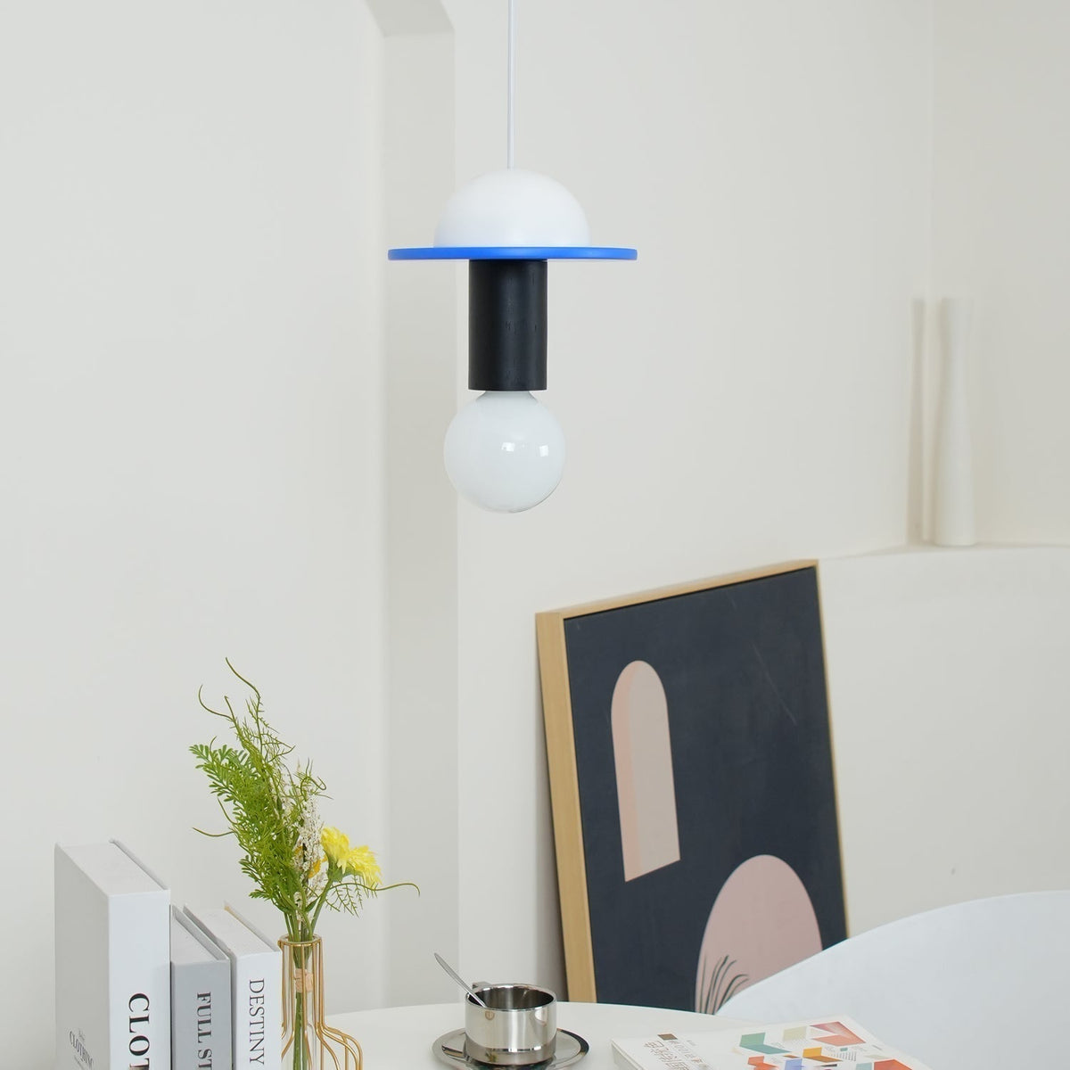 Suspension Kaléidoscope en bois et verre – vue 135