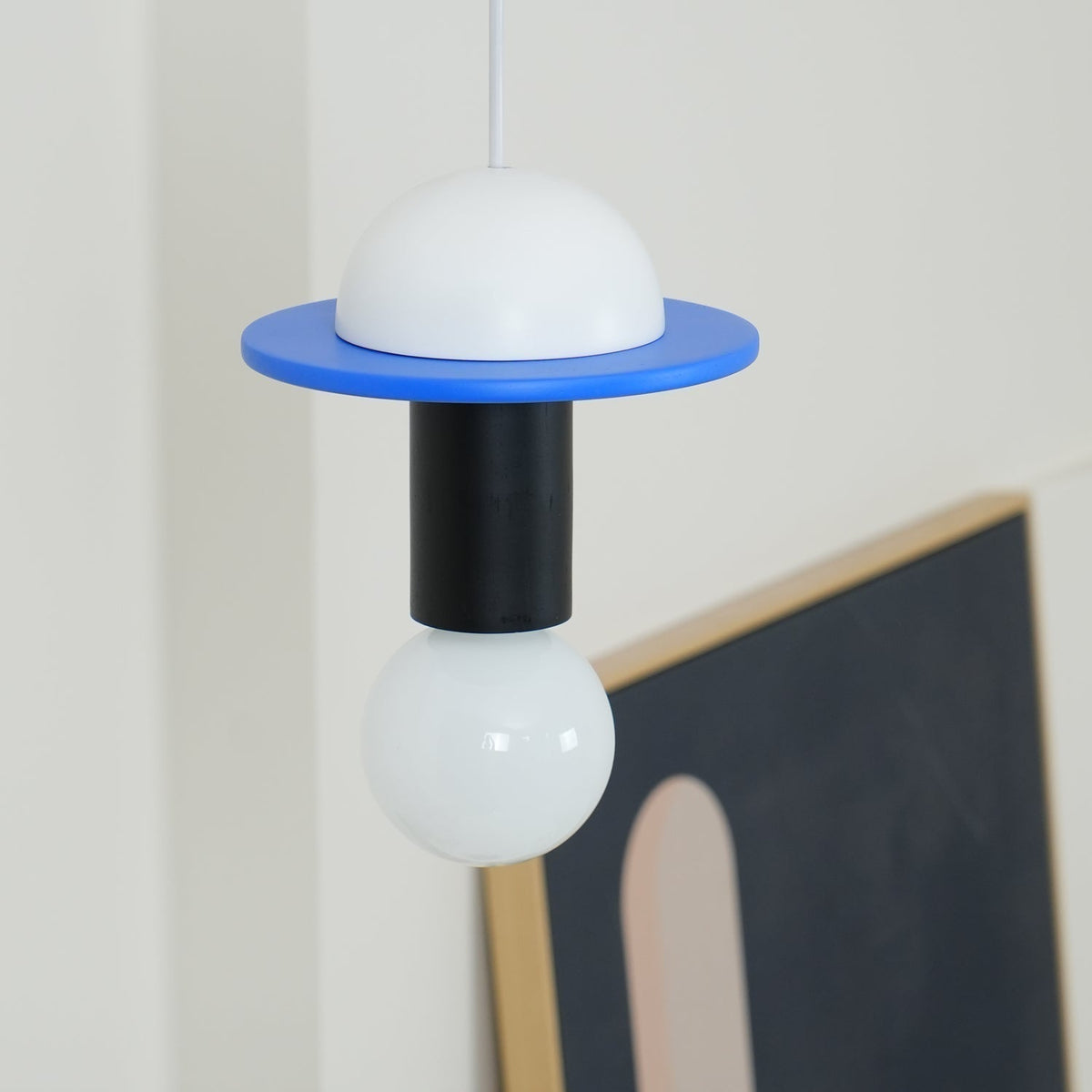 Suspension Kaléidoscope en bois et verre – vue 136