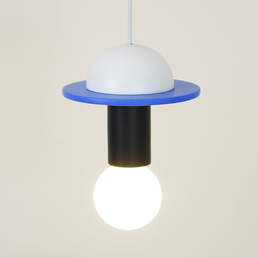 Suspension Kaléidoscope en bois et verre – vue 5