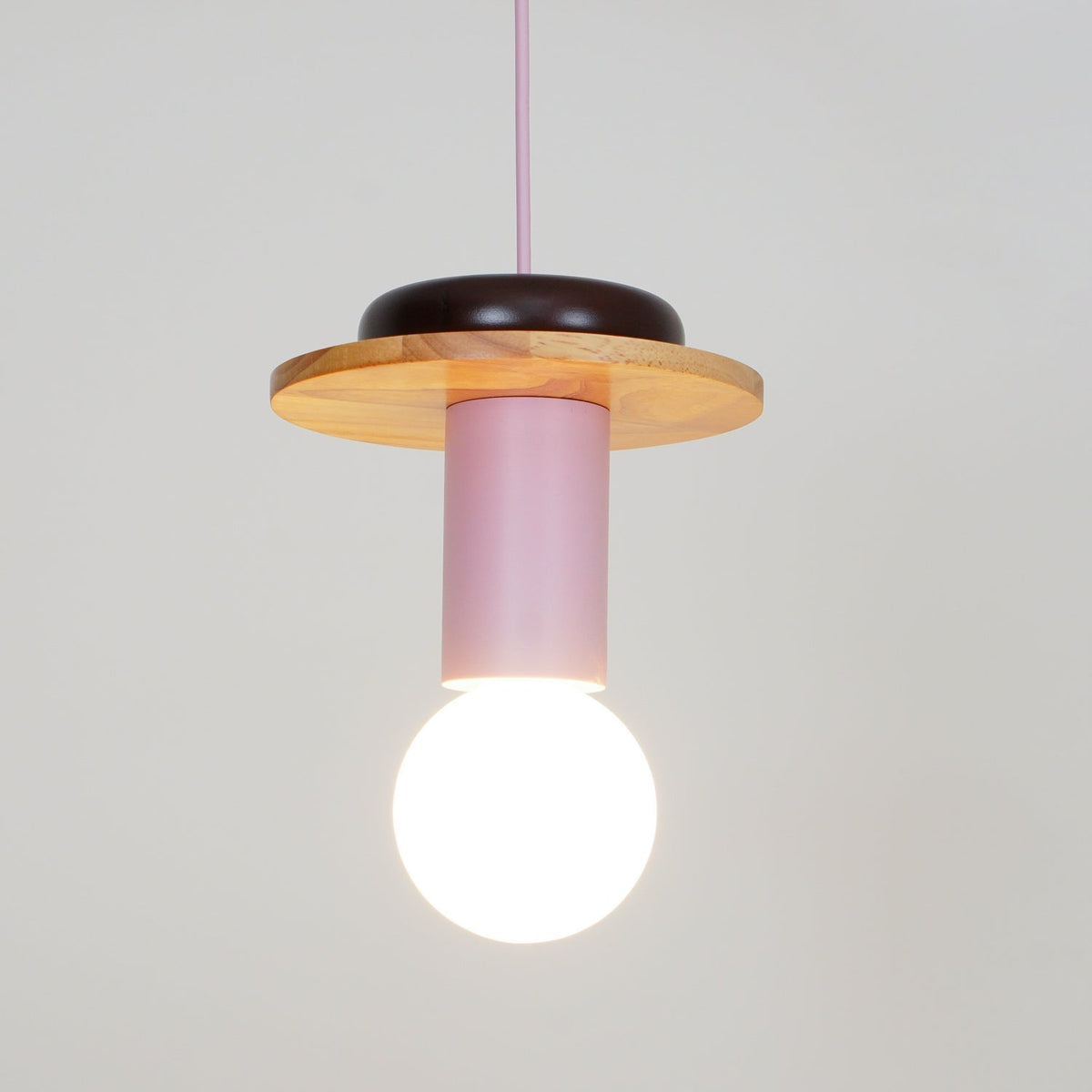Suspension Kaléidoscope en bois et verre – vue 19