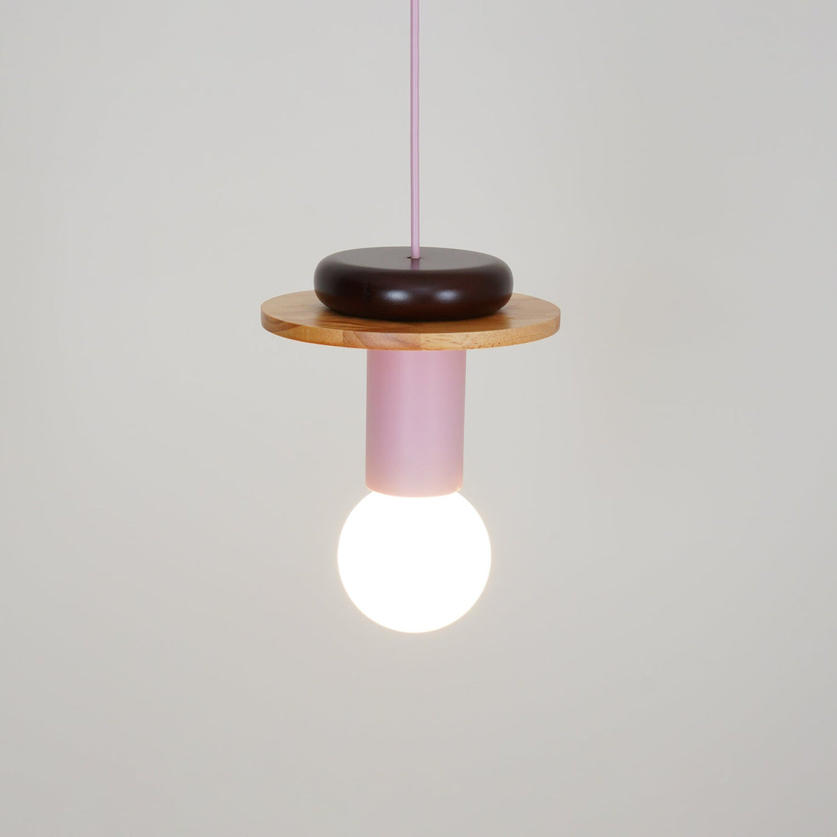 Suspension Kaléidoscope en bois et verre – vue 20