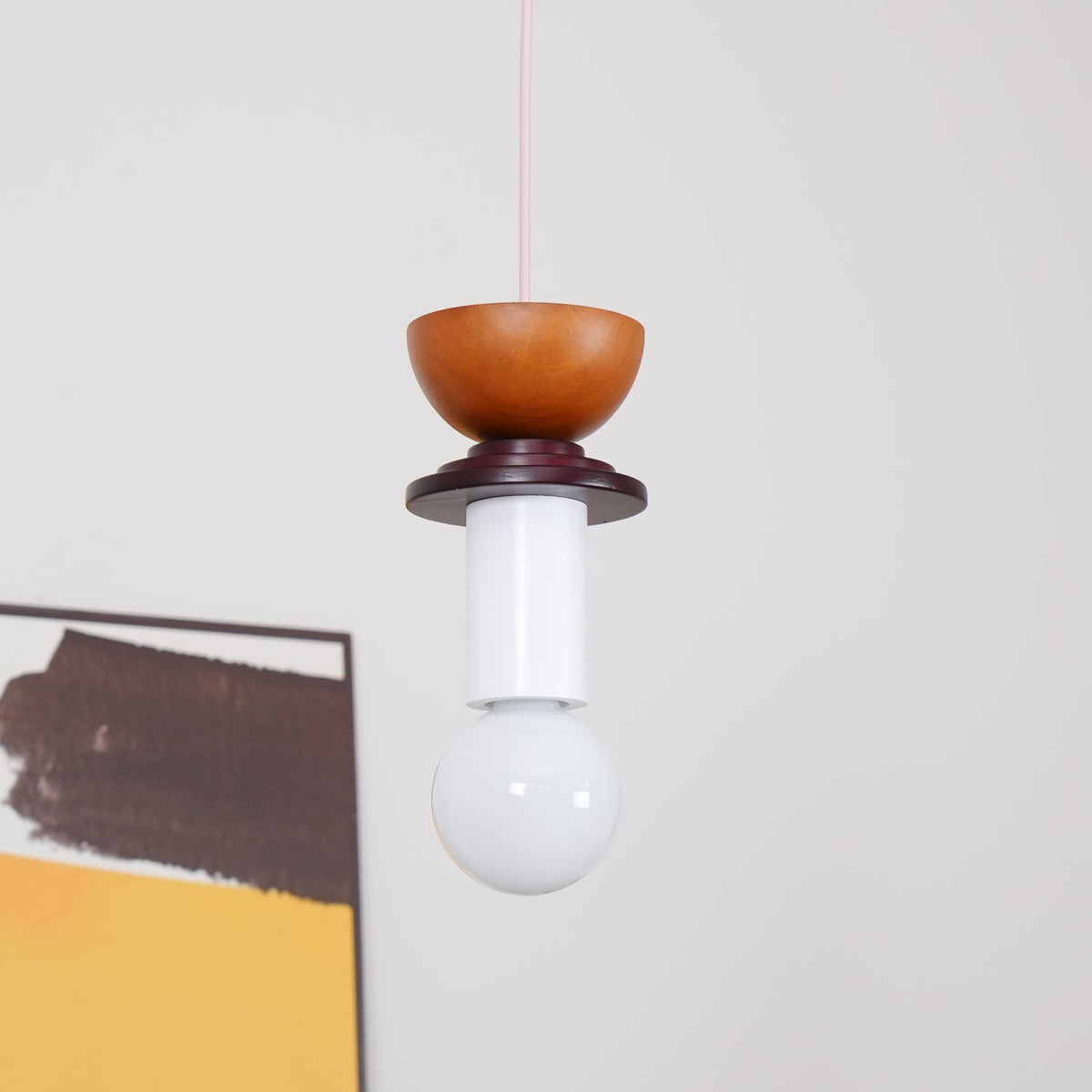 Suspension Kaléidoscope en bois et verre – vue 29