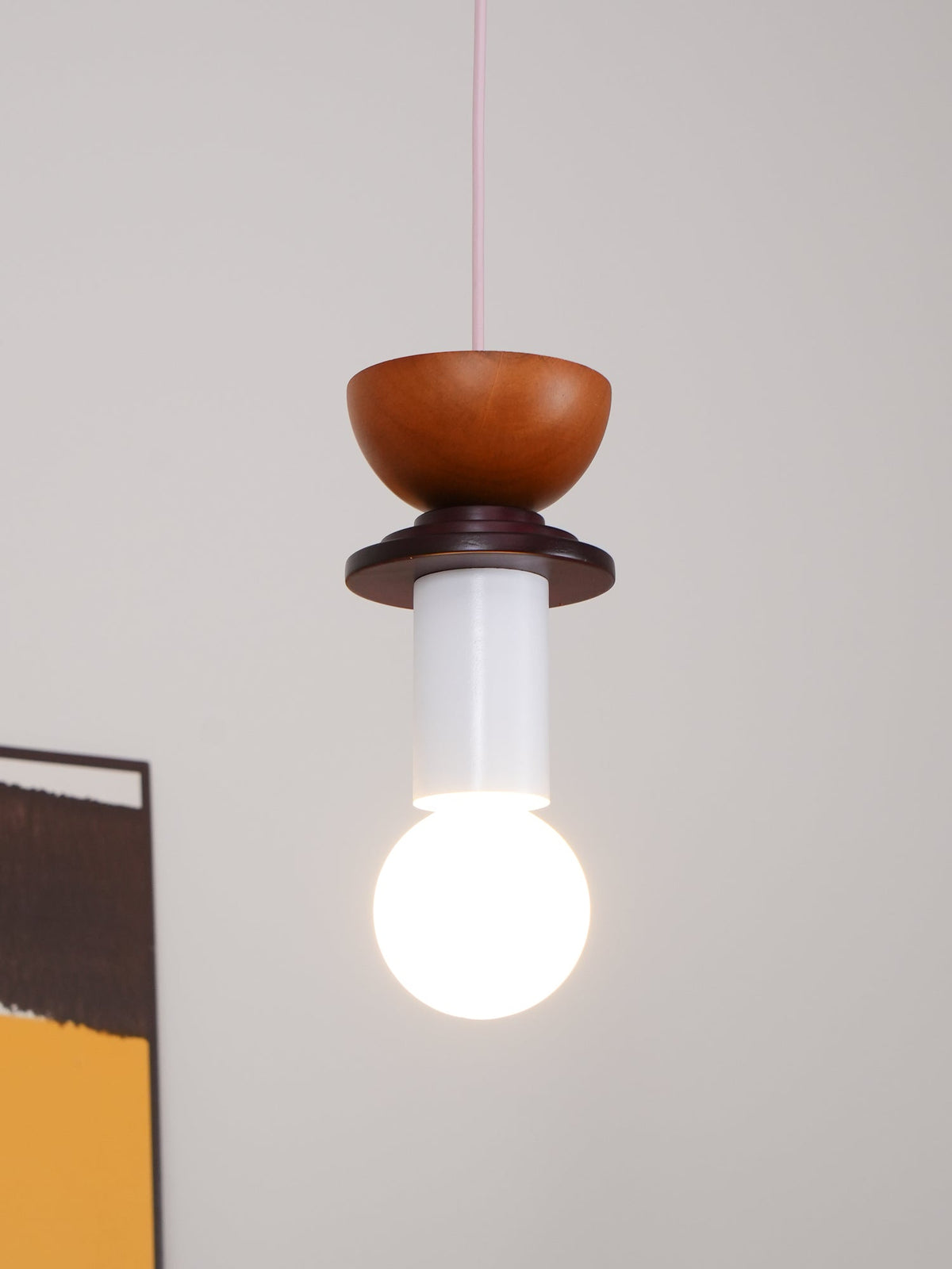 Suspension Kaléidoscope en bois et verre – vue 30