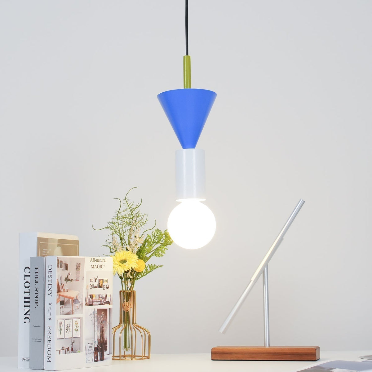 Suspension Kaléidoscope en bois et verre – vue 42
