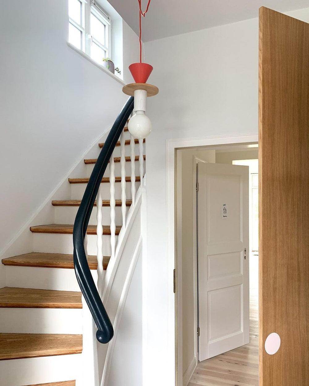 Suspension Kaléidoscope en bois et verre – vue 80
