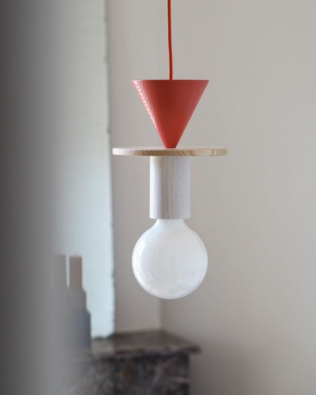 Suspension Kaléidoscope en bois et verre – vue 89