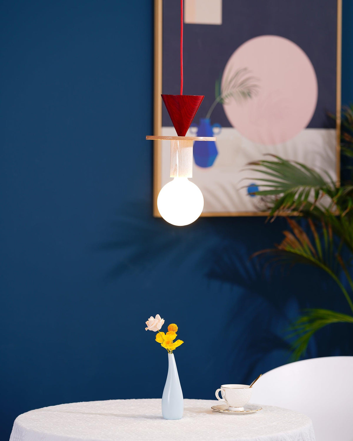 Suspension Kaléidoscope en bois et verre – vue 21
