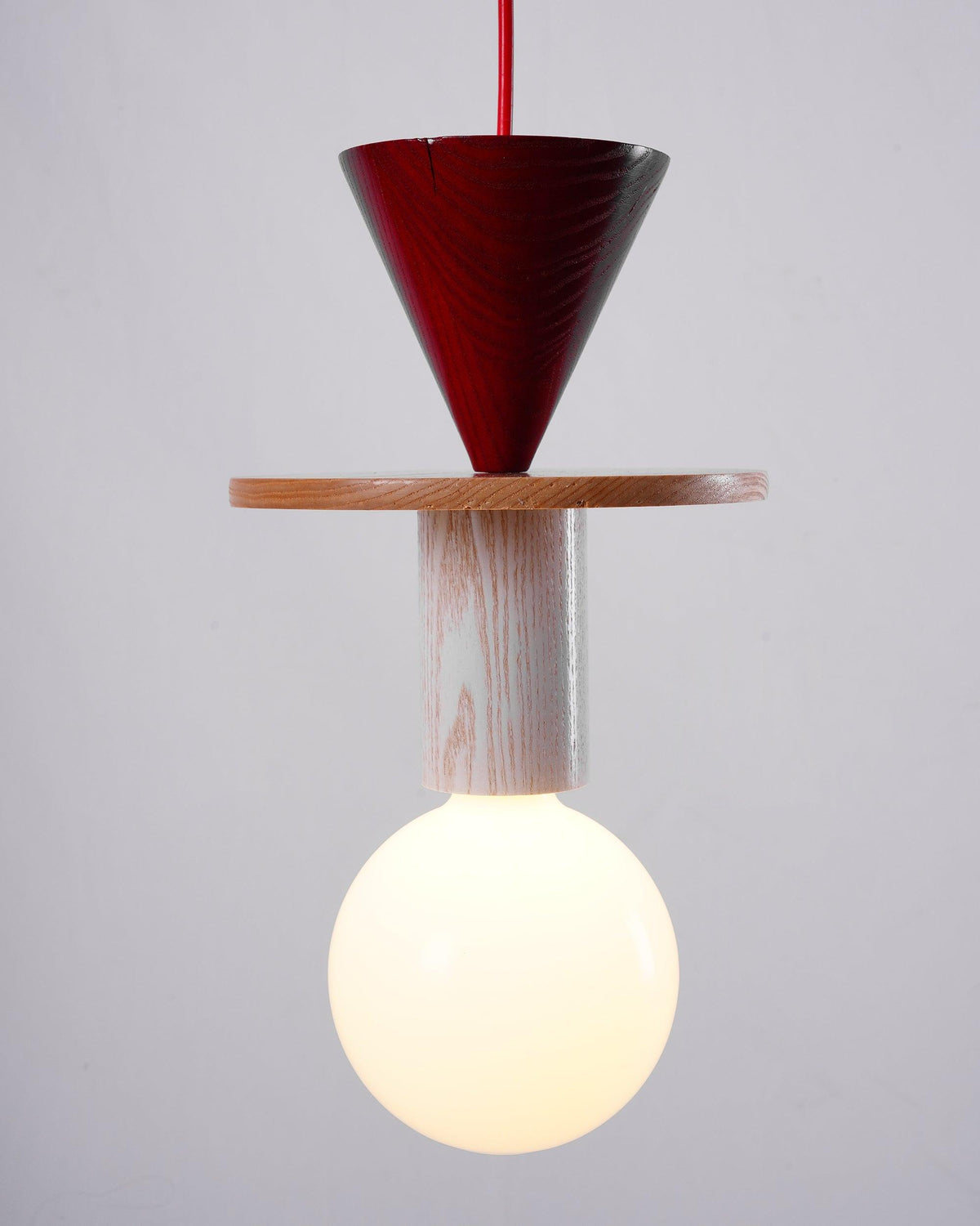 Suspension Kaléidoscope en bois et verre – vue 93
