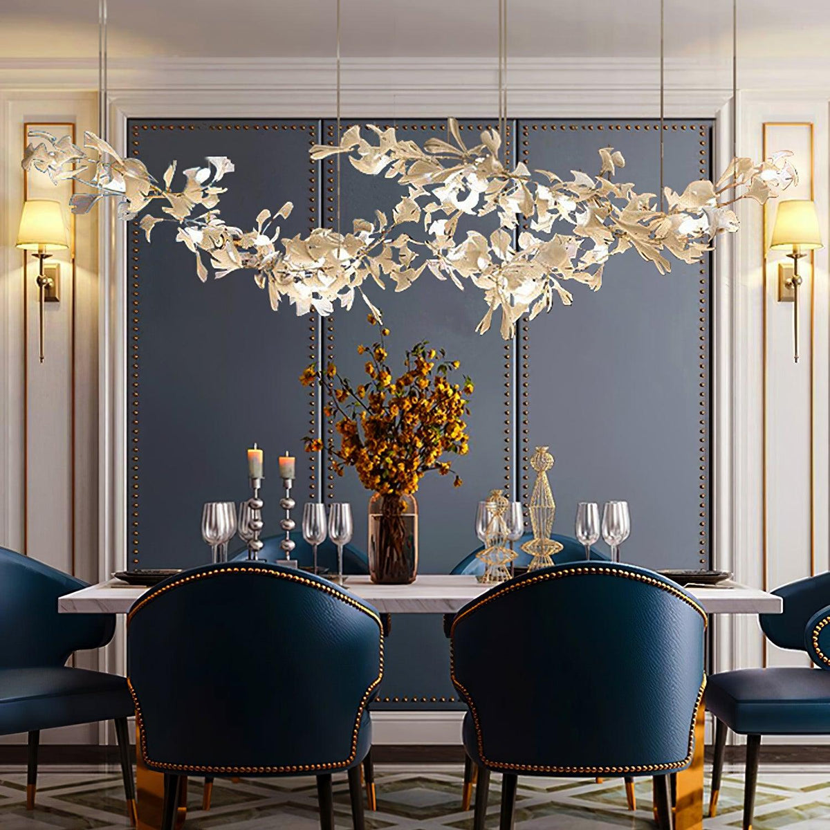 Lustre Calanque en céramique et fer – vue 3