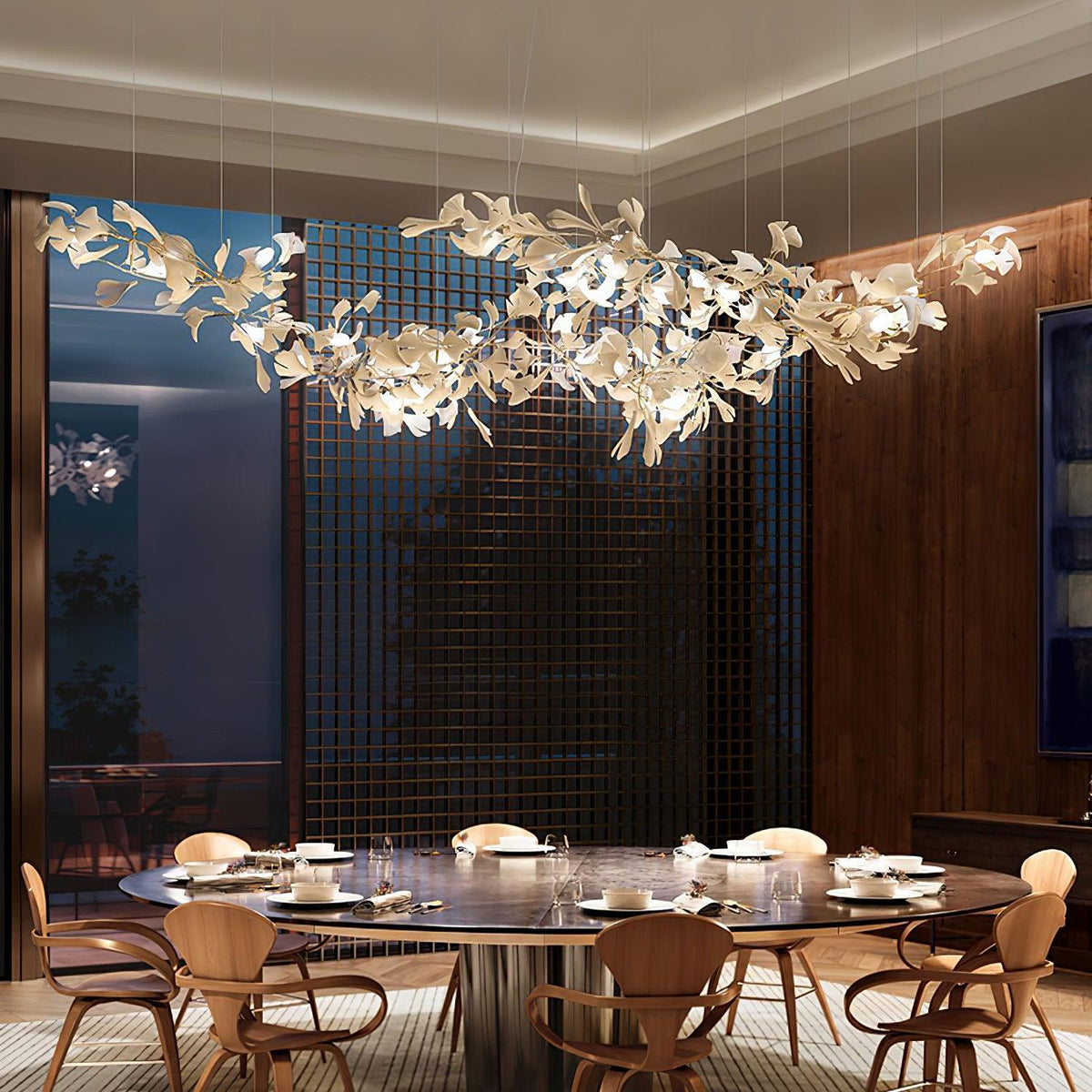 Lustre Calanque en céramique et fer – vue 8