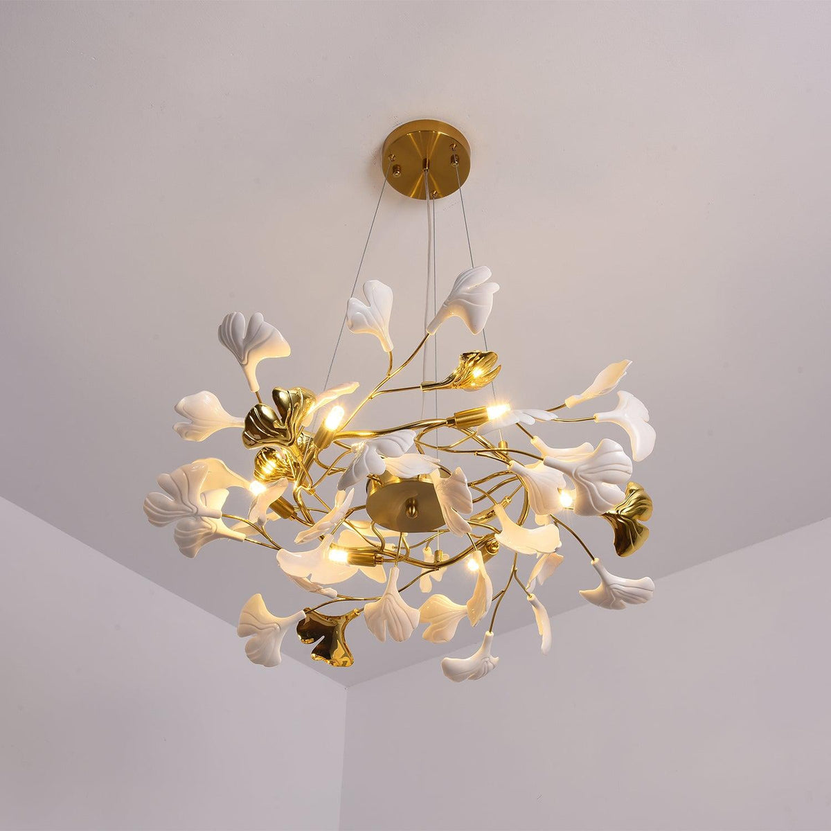 Lustre Gloria en céramique et fer – vue 27