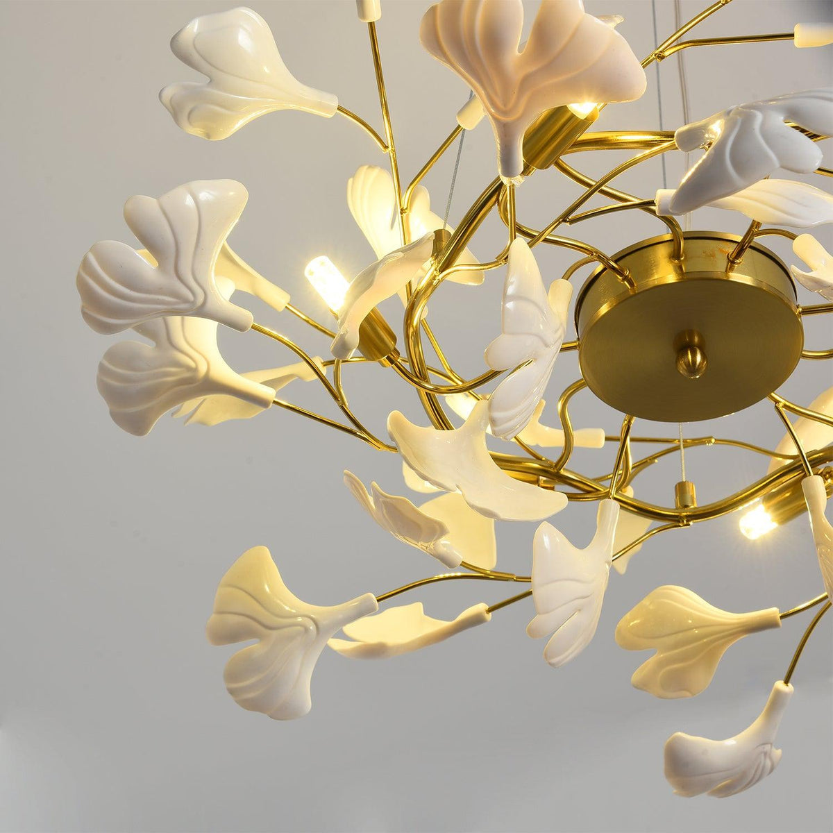Lustre Gloria en céramique et fer – vue 3