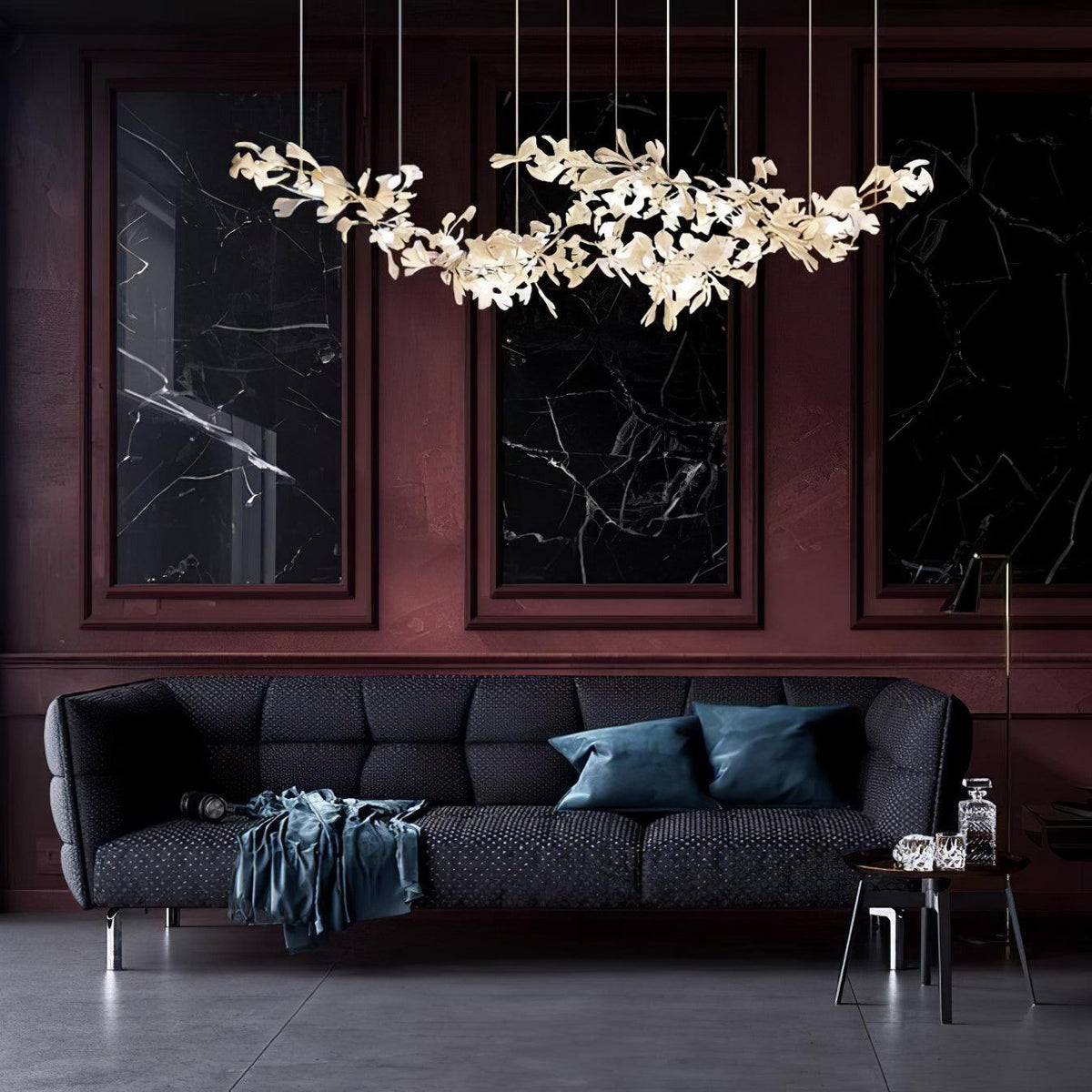 Lustre Castille en céramique et métal – vue 8