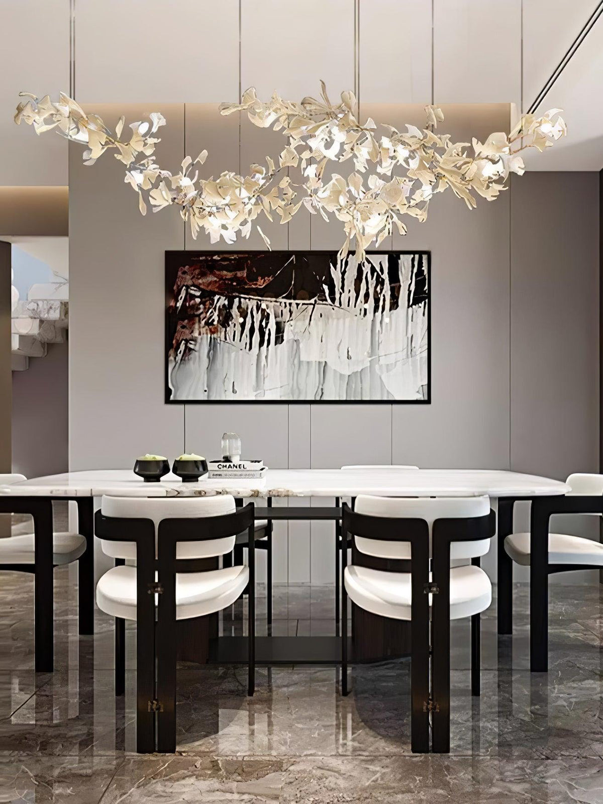 Lustre Castille en céramique et métal – vue 14