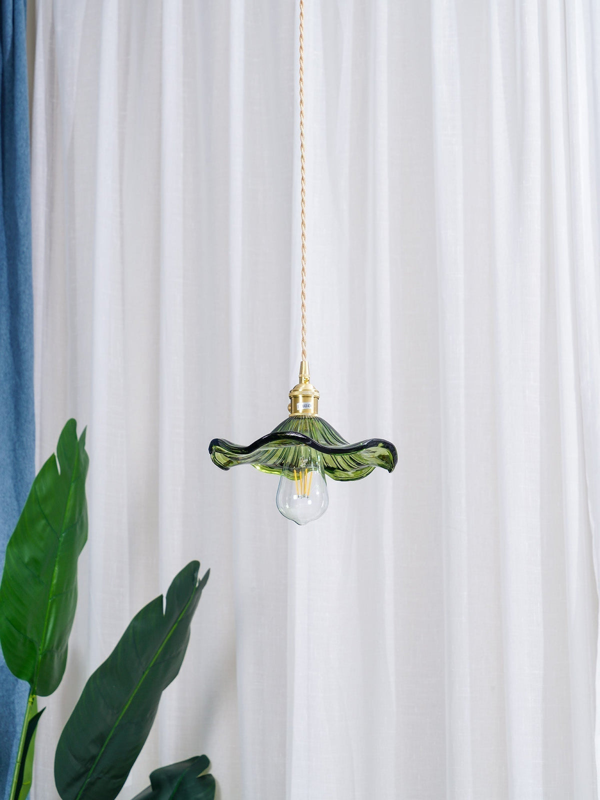 Suspension Arpège en verre et laiton – vue 27