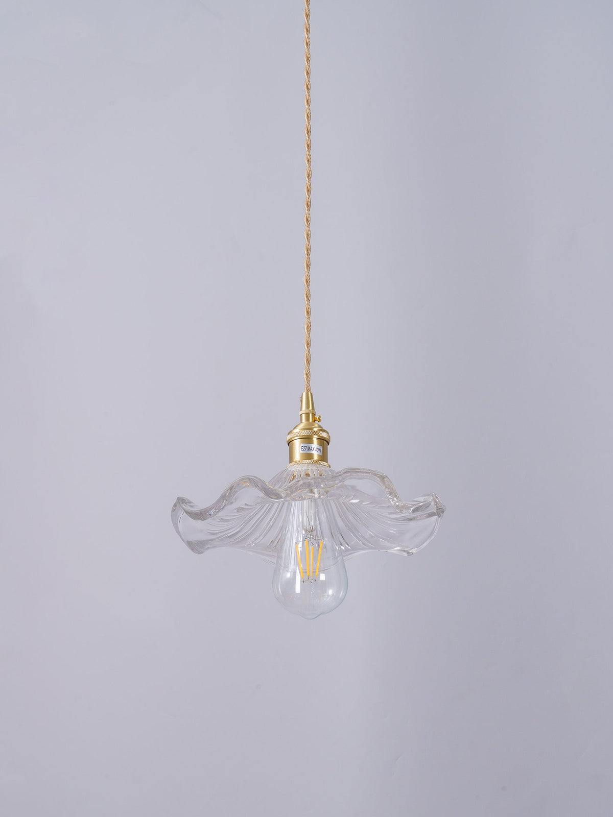 Suspension Arpège en verre et laiton – vue 31