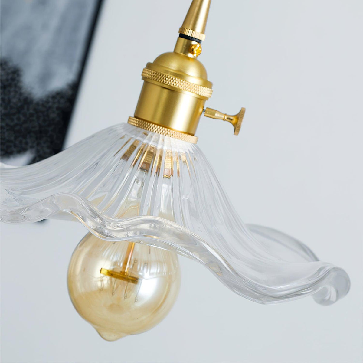 Suspension Arpège en verre et laiton – vue 17