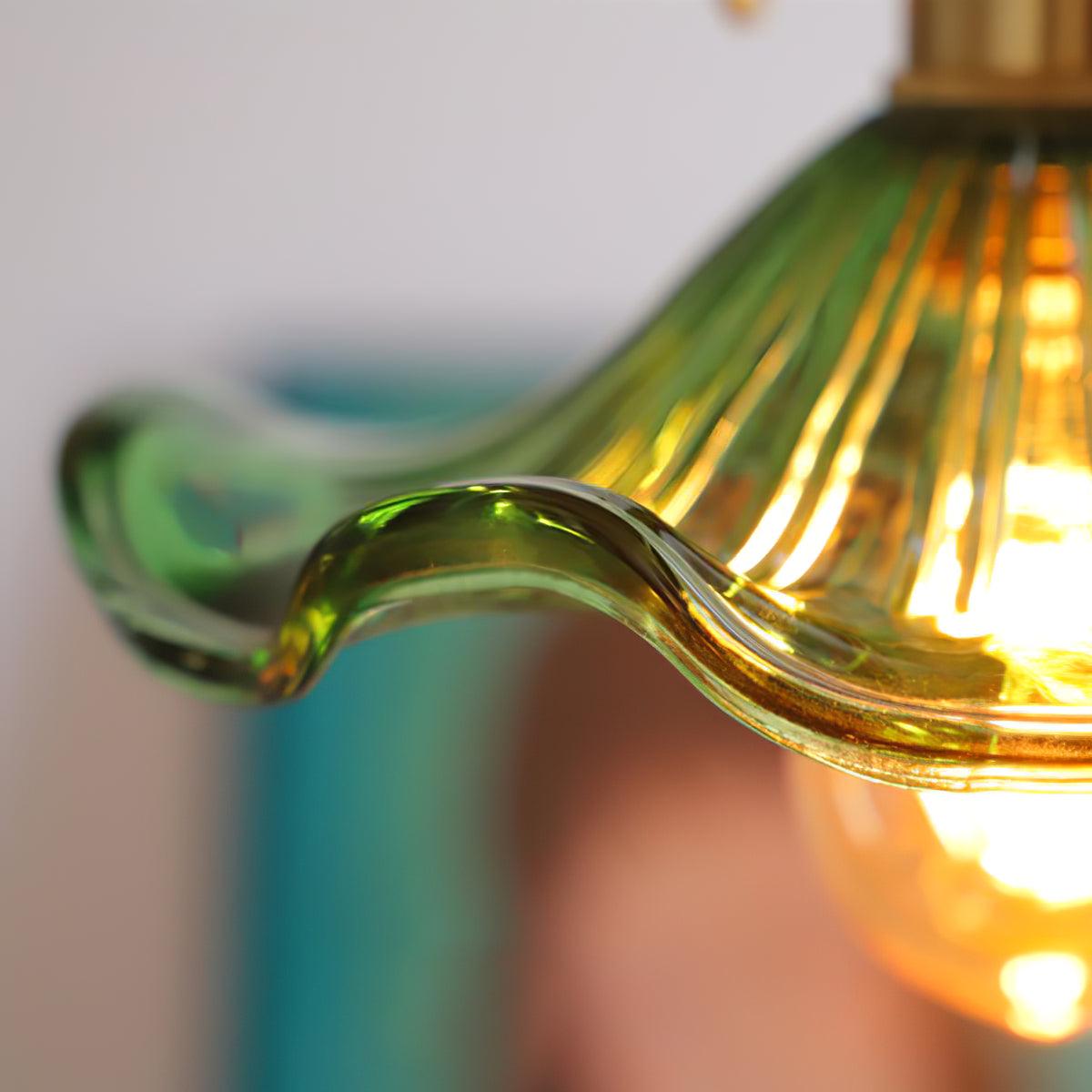 Suspension Arpège en verre et laiton – vue 18