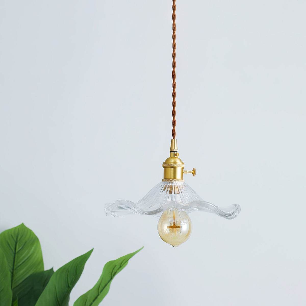 Suspension Arpège en verre et laiton – vue 43