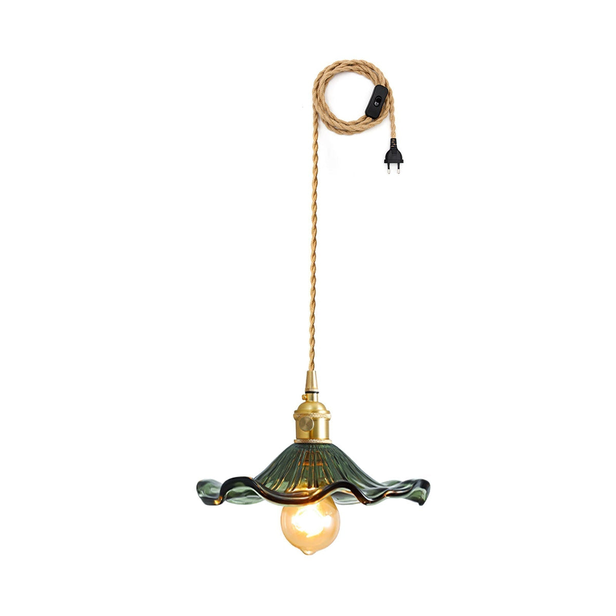 Suspension Arpège en verre et laiton – vue 37