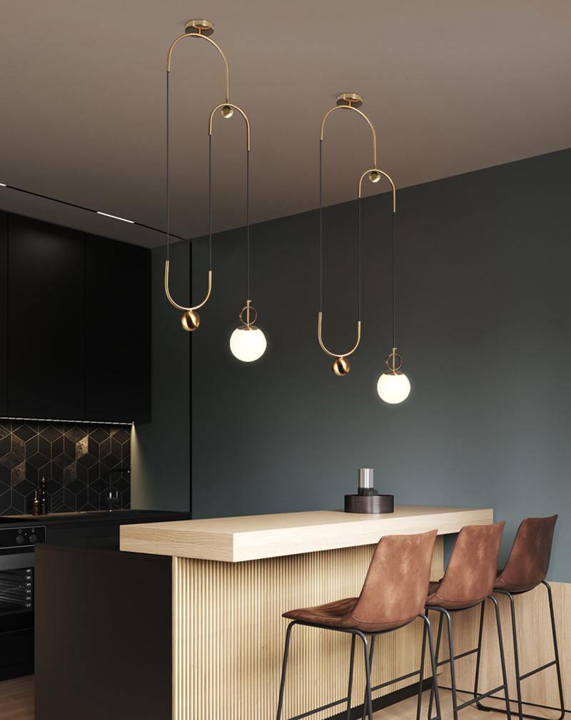 Suspension Chinon en verre et métal – vue 46