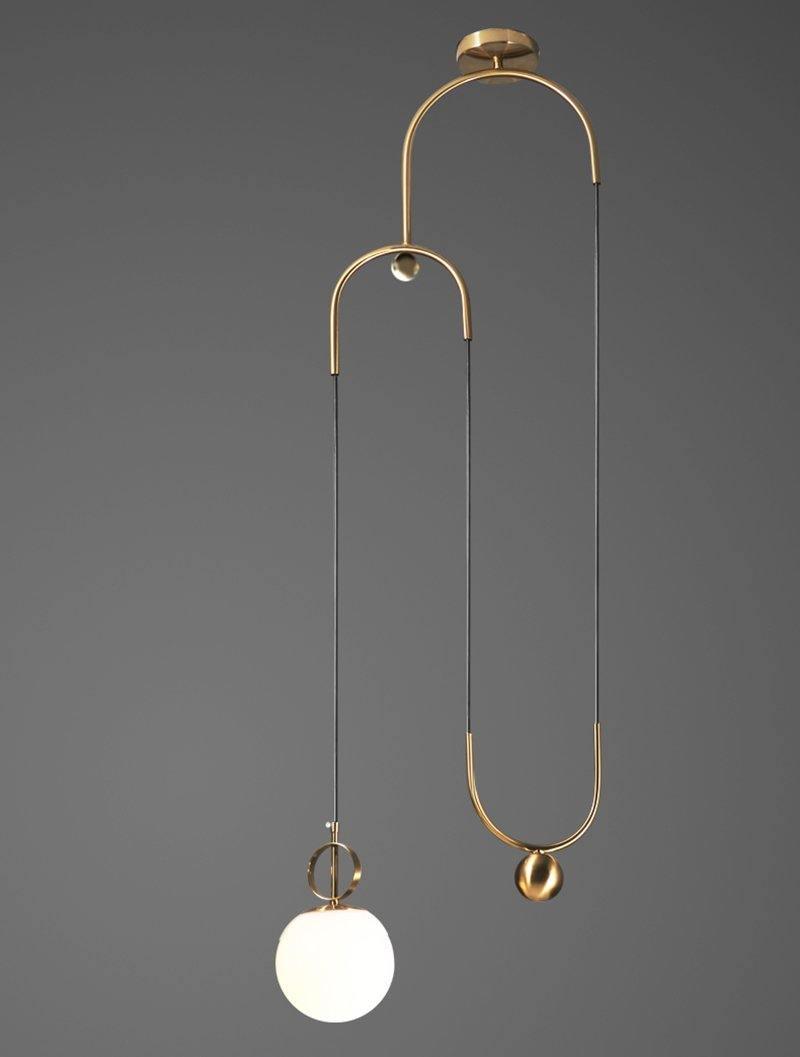 Suspension Chinon en verre et métal – vue 12
