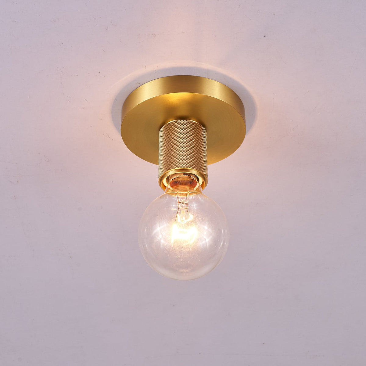 Plafonnier Béryl en laiton – vue 2
