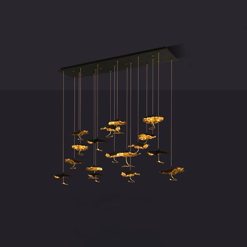 Lustre Joséphine en laiton – vue 62