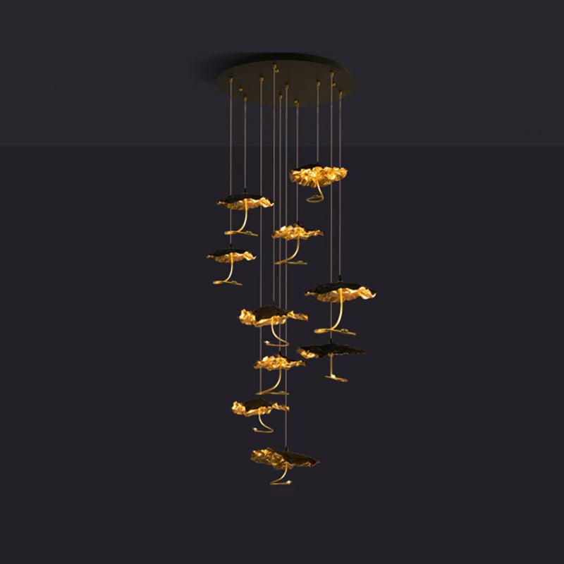 Lustre Joséphine en laiton – vue 53