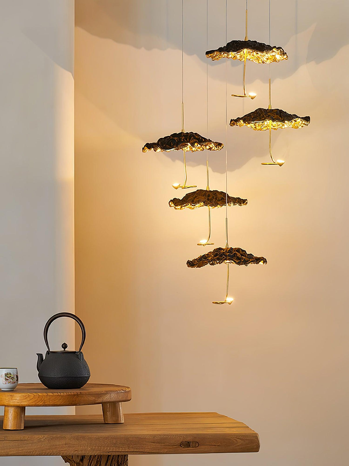 Lustre Joséphine en laiton – vue 69