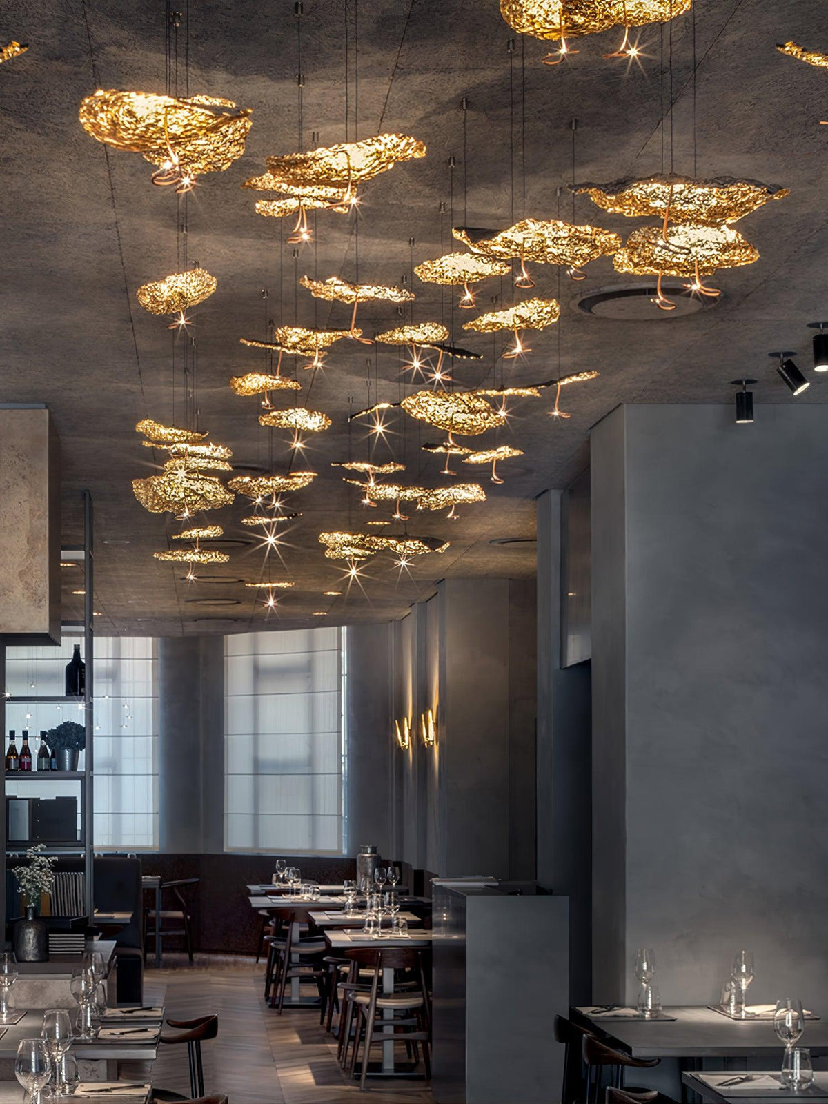 Lustre Joséphine en laiton – vue 12