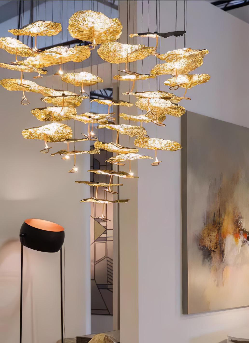 Lustre Joséphine en laiton – vue 25