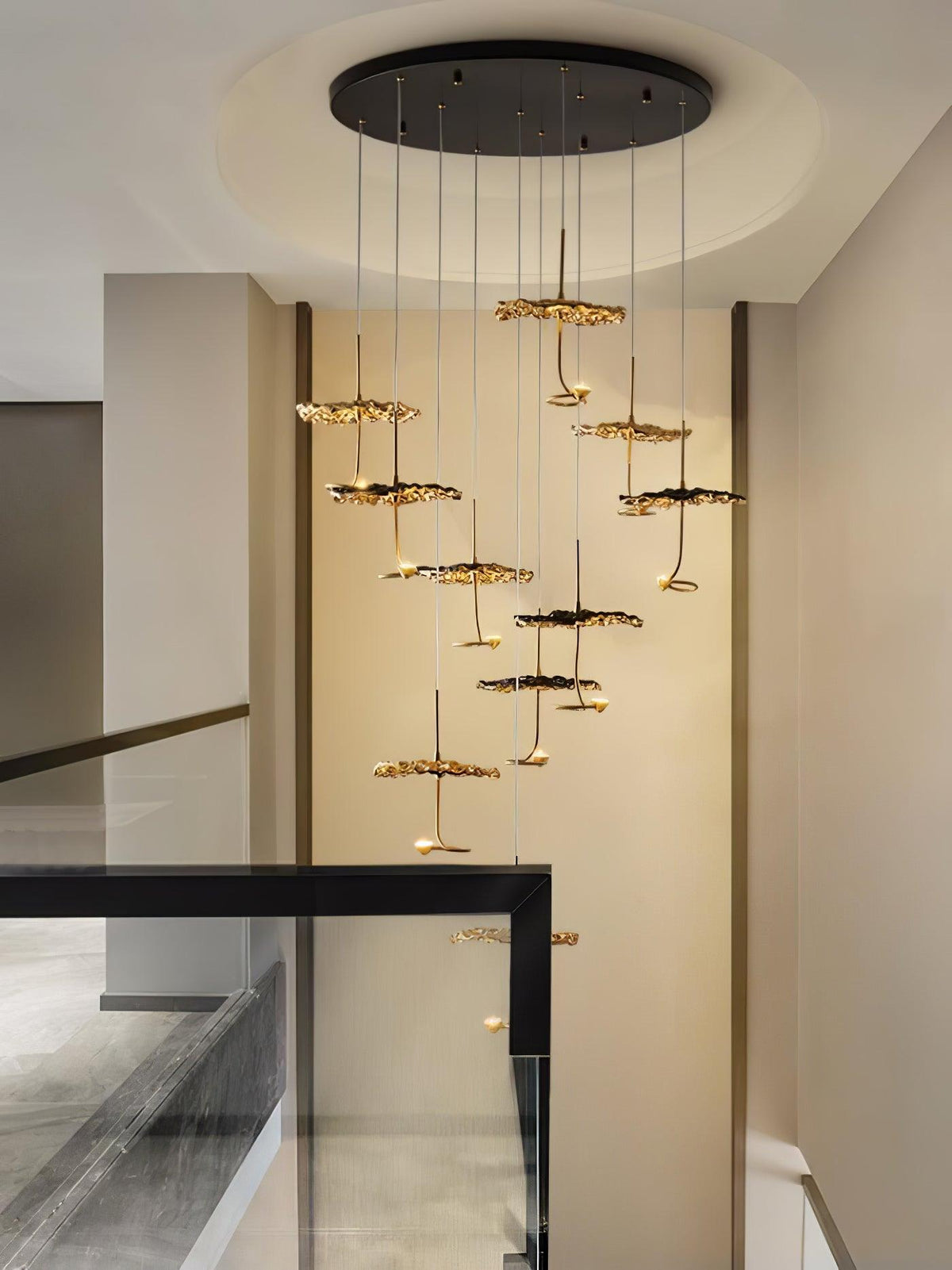 Lustre Joséphine en laiton – vue 26