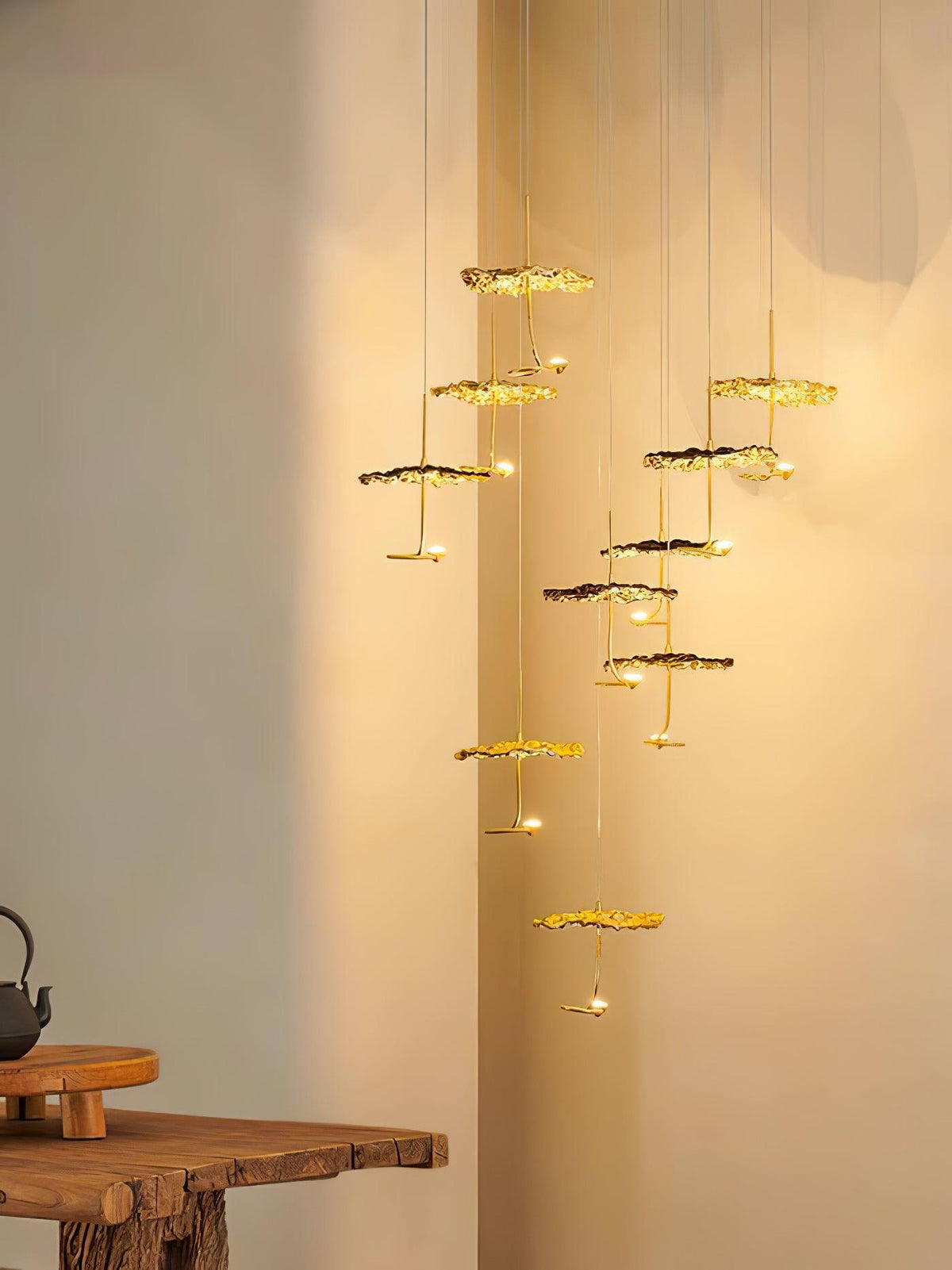 Lustre Joséphine en laiton – vue 27