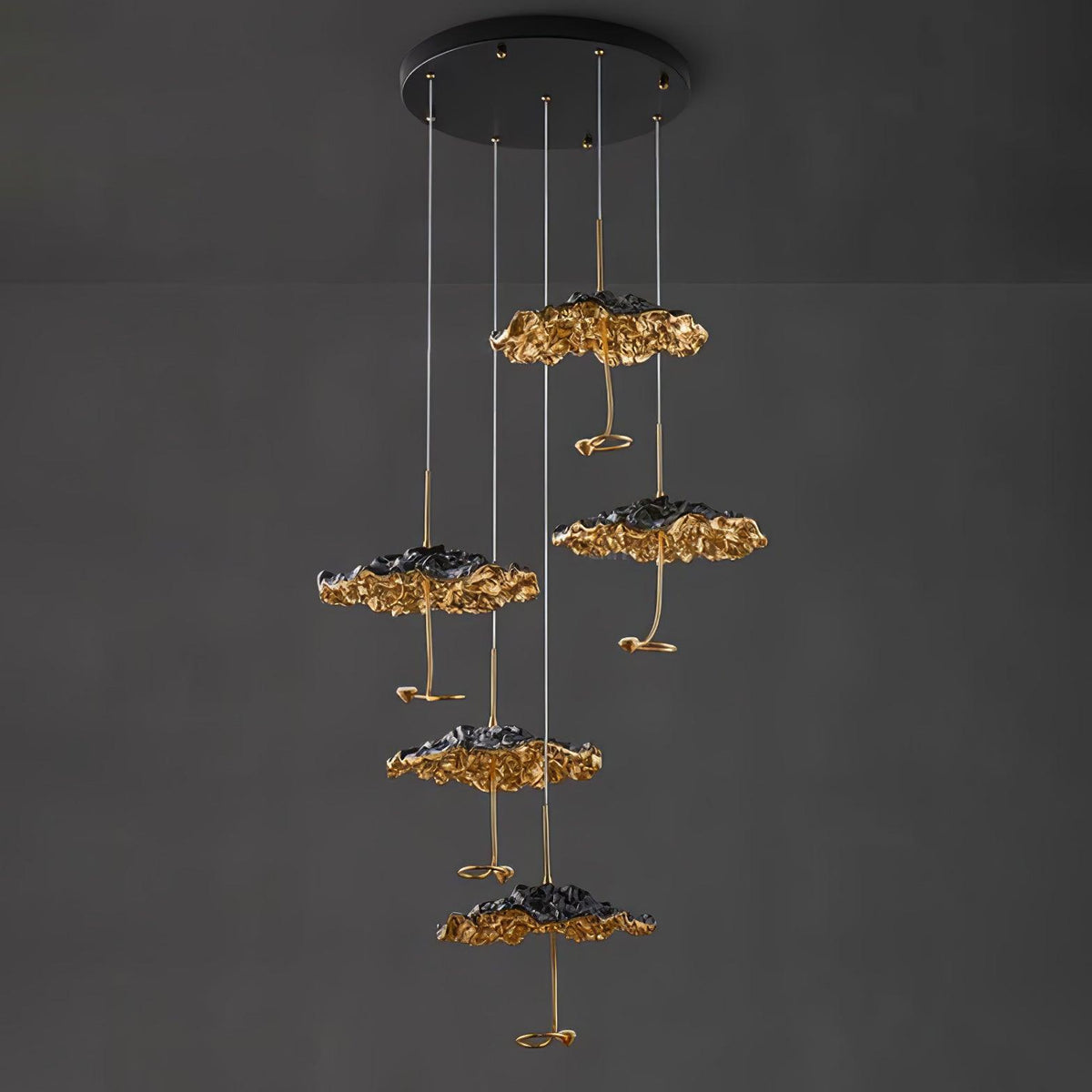Lustre Joséphine en laiton – vue 31
