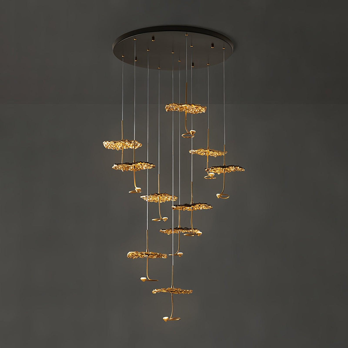 Lustre Joséphine en laiton – vue 23