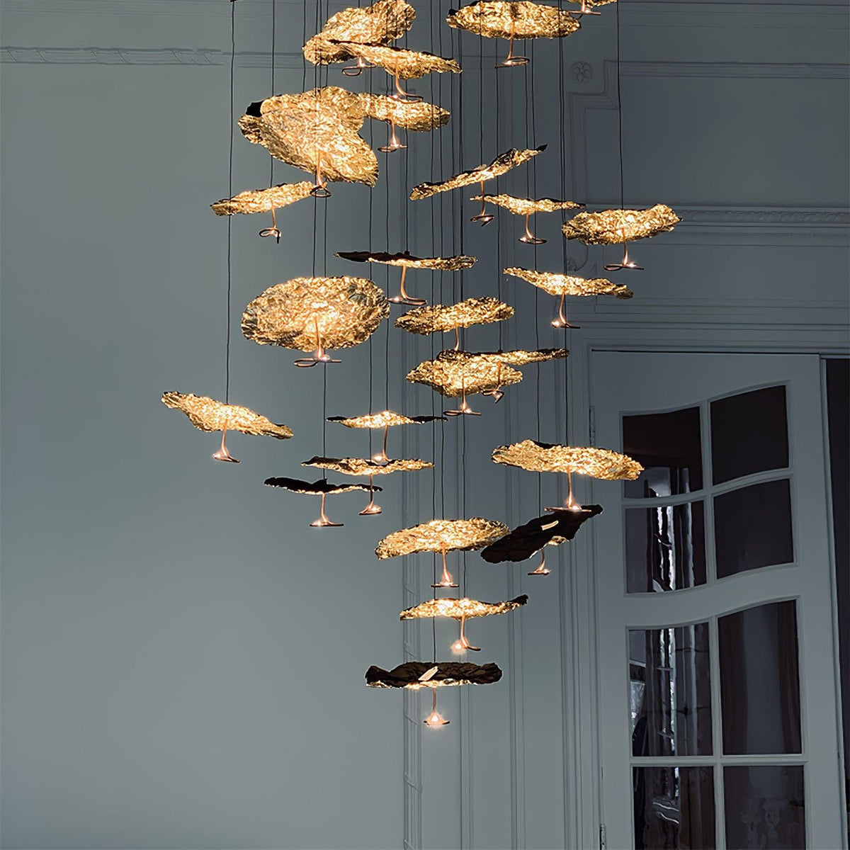 Lustre Joséphine en laiton – vue 42