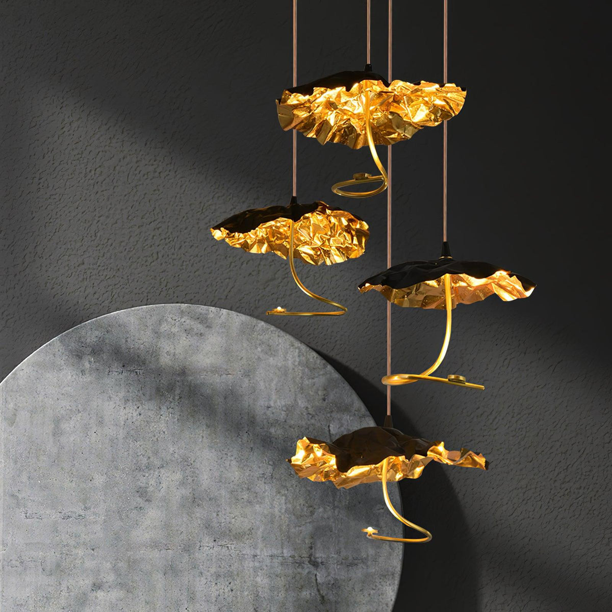 Lustre Joséphine en laiton – vue 47
